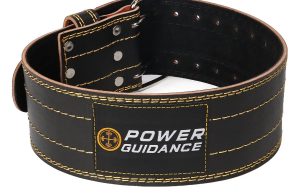 Power Guidance Leather Deadlift Belt