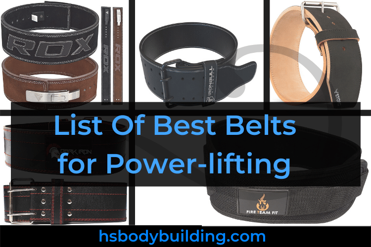 List Of Best Belts for Power-lifting