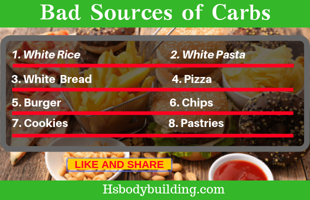 Bad Sources of Carbs